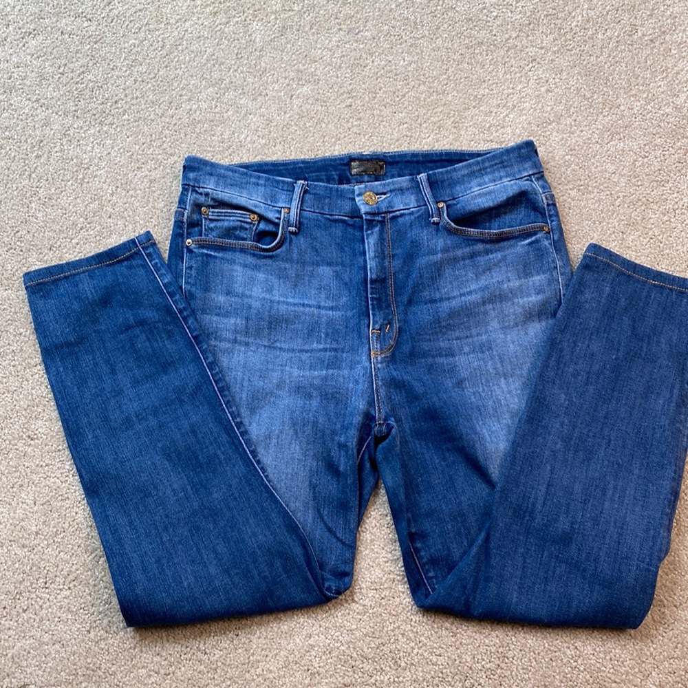 Mother cropped skinny jeans size 31